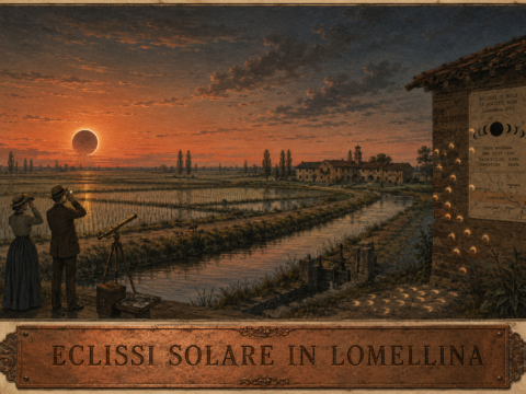 Eclissi, il 12 agosto anche la Lomellina con il naso all’insù: il Sole si ridurrà a una sottile falce