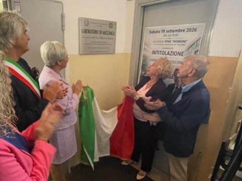 Intitolato il laboratorio dell’Ipsia all’ex sindaco Roberto Bolognese