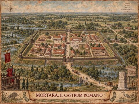 MORTARA E DINTORNI NELLA STORIA – Quel castrum romano che potrebbe vivere ancora nelle vie di Mortara